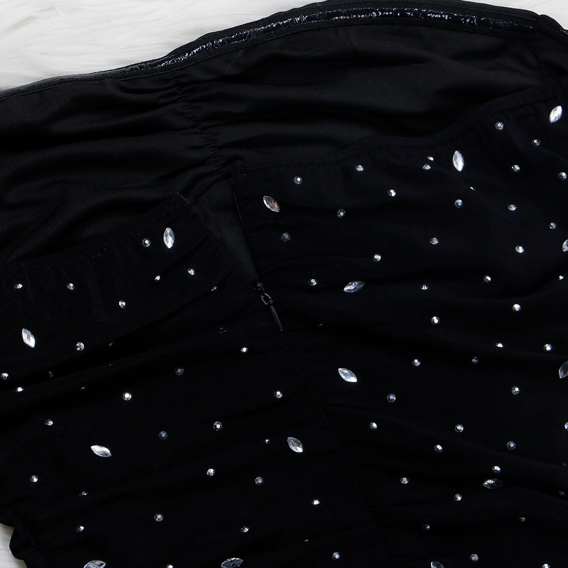 Women's fashion sexy slim drill dress_voghion.com