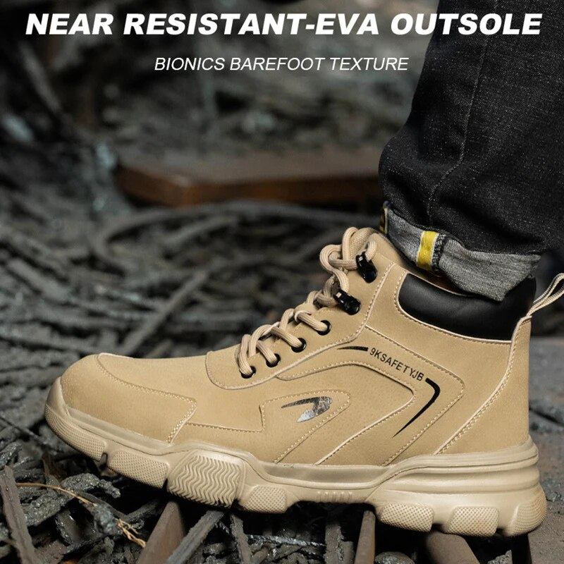 Veiligheidsschoenen voor heren, anti-smash, anti-steek, sneakers, stalen neus, werkschoenen voor heren, onverwoestbare schoenen_voghion.com