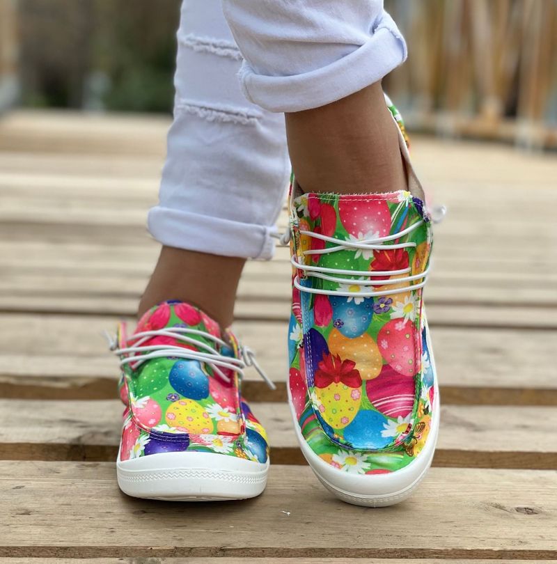 Stoffschuhe für Damen in großen Größen_voghion.com