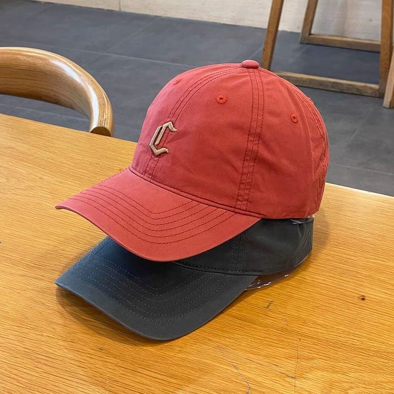 Coppie di baseball in tessuto lavabile di alta qualità, cappello parasole femminile viso piccolo, circonferenza della testa approfondita e allargata,_voghion.com