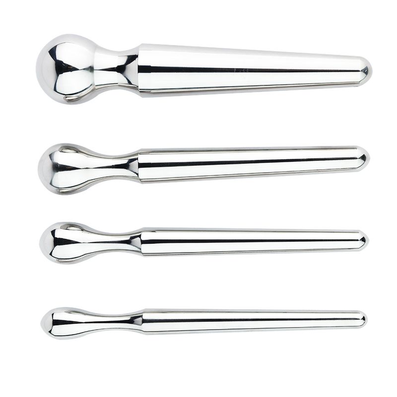 Sexy Smooth Stainless Steel With Scale Horse Eye Stick Novice White Open Urethral Expansion Masturbation Device Male And_voghion.com