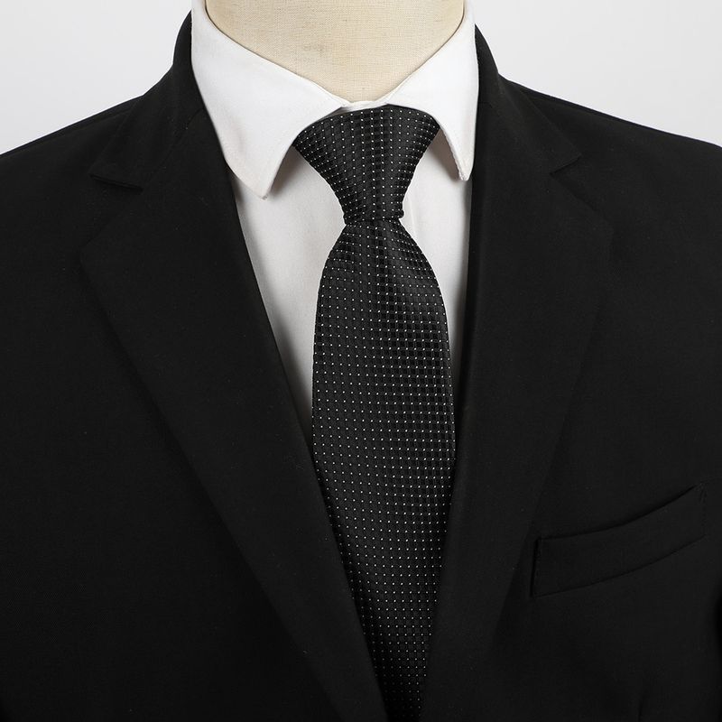 New Men's Business Casual Jacquard Embroidered Formal Wedding High-end Custom Hand-tied Tie For Men_voghion.com
