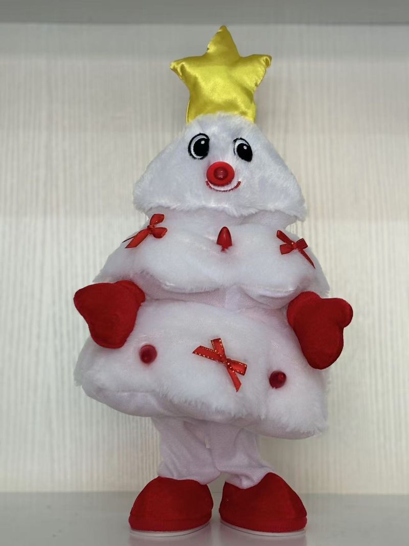 Christmas Interactive Singing Dancing Tree Plush Toy With LED Lights & 10 Songs - Fun Holiday Gift For Kids & Family Decor_voghion.com