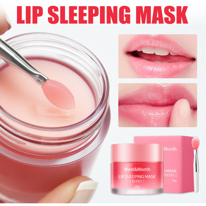 West&Month Night Repair Jelly Moisturizing&Repairing Peeling Lip Mask Hydraterende lippenstift_voghion.com