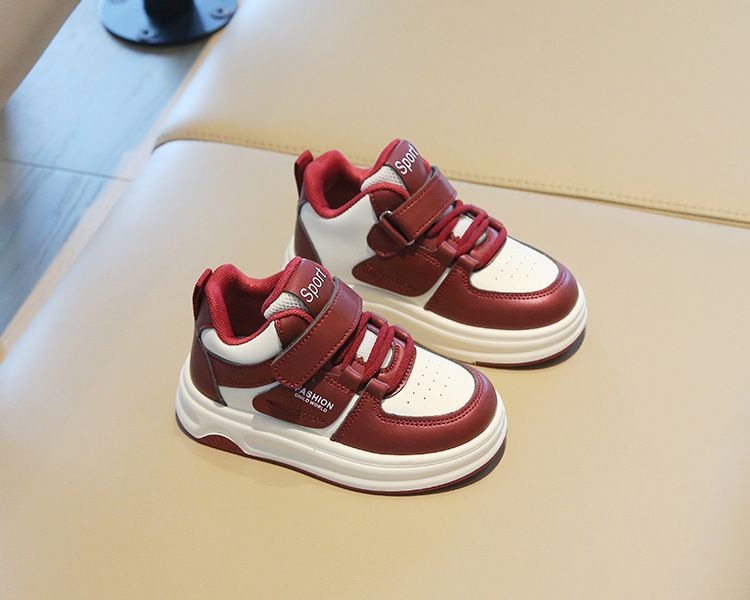 Nya små vita flickskor High Top Pojkar Casual Board Shoes Mjuka sulor Babyskor_voghion.com
