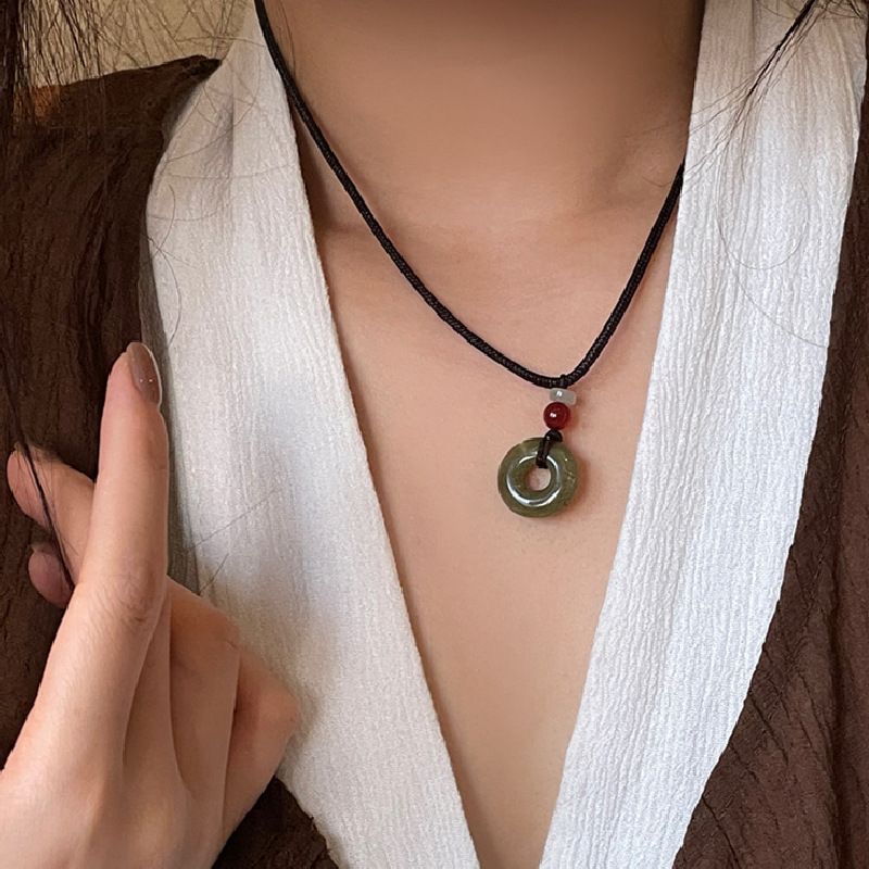 Neue Perlen-Schmetterlingskette im chinesischen Stil mit einer neuen Nischenpulloverkette im High-End-Design, Schlüsselbeinkette für den Sommer für Damen_voghion.com