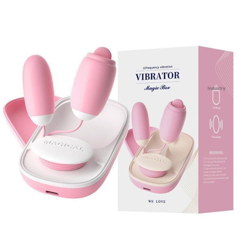 luckyqqyp LILO Magic Box Modell B Vaginalkugeln für Frauen, Zungenlecken, Vibrations-Doppelsprung-Ei-Massagegerät, Masturbator, Sexspielzeug_voghion.com