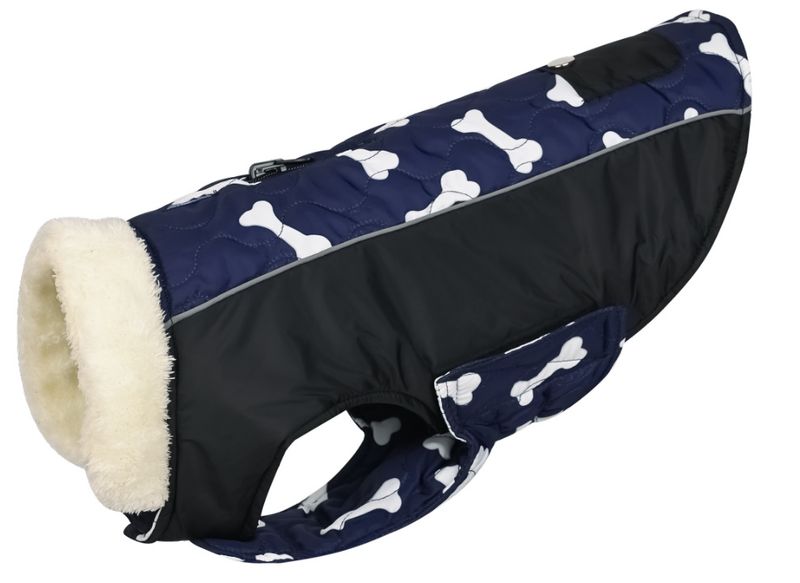 Pocket new pet clothes autumn and winter dog clothes vest cotton coat double sided wearable dog clothes coat clothing_voghion.com