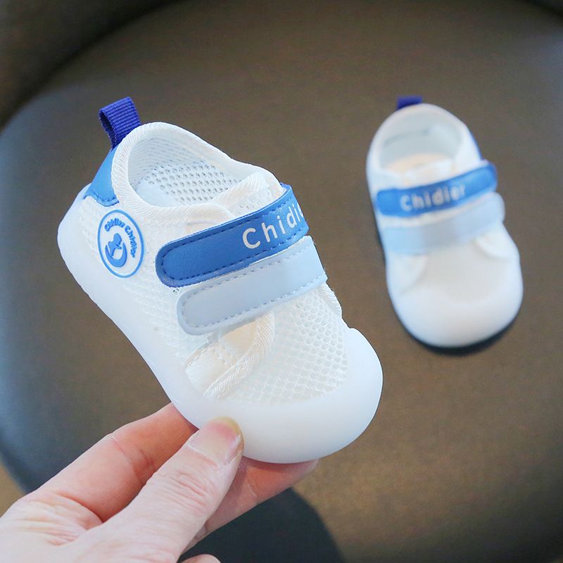 2025 New Baby Spring Autumn, Soft Soled Walking Boys And Girls Aged 1-2, Mesh White Shoes For Men_voghion.com