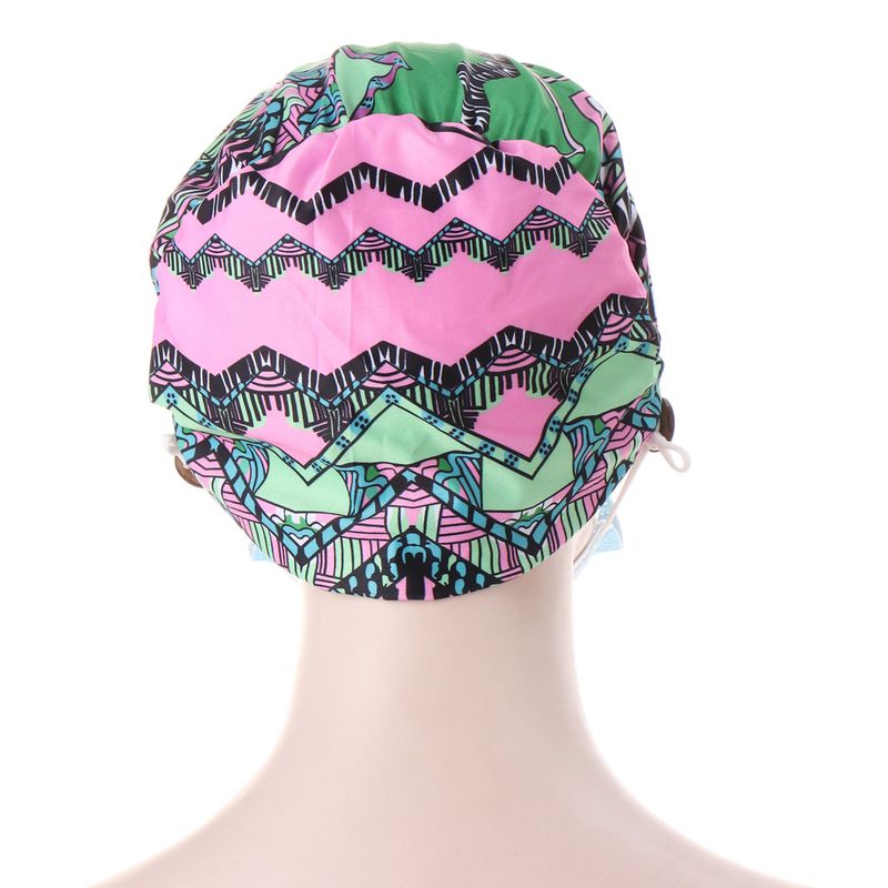 Gorro con base estampada de cuero sintético y botones, turbante Baotou, gorro de lino con cristales y varios colores para quimioterapia_voghion.com