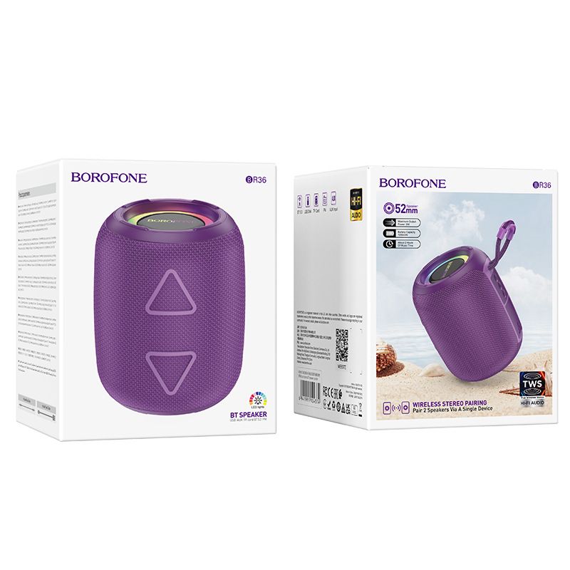 Music Festival BR36 Nuovo Bluetooth sportivo wireless con elevata qualità audio e mini altoparlante esterno collegabile_voghion.com