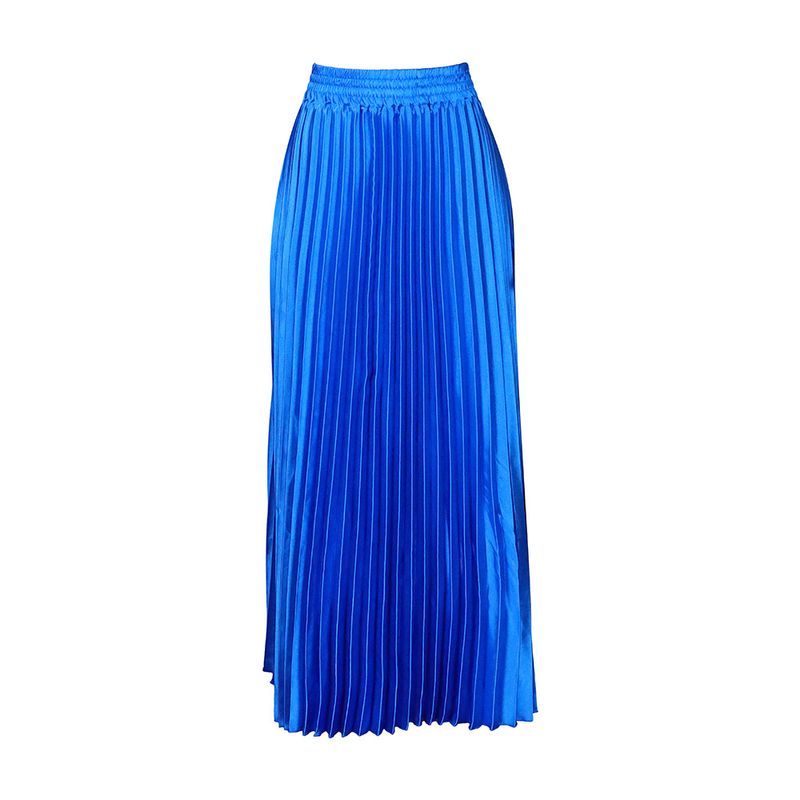 Women's Clothing Large Size Women's Wear High Waist Temperament Elegant Fashion Large Swing A Line Skirt Half length Skirt Pleated Skirt_voghion.com
