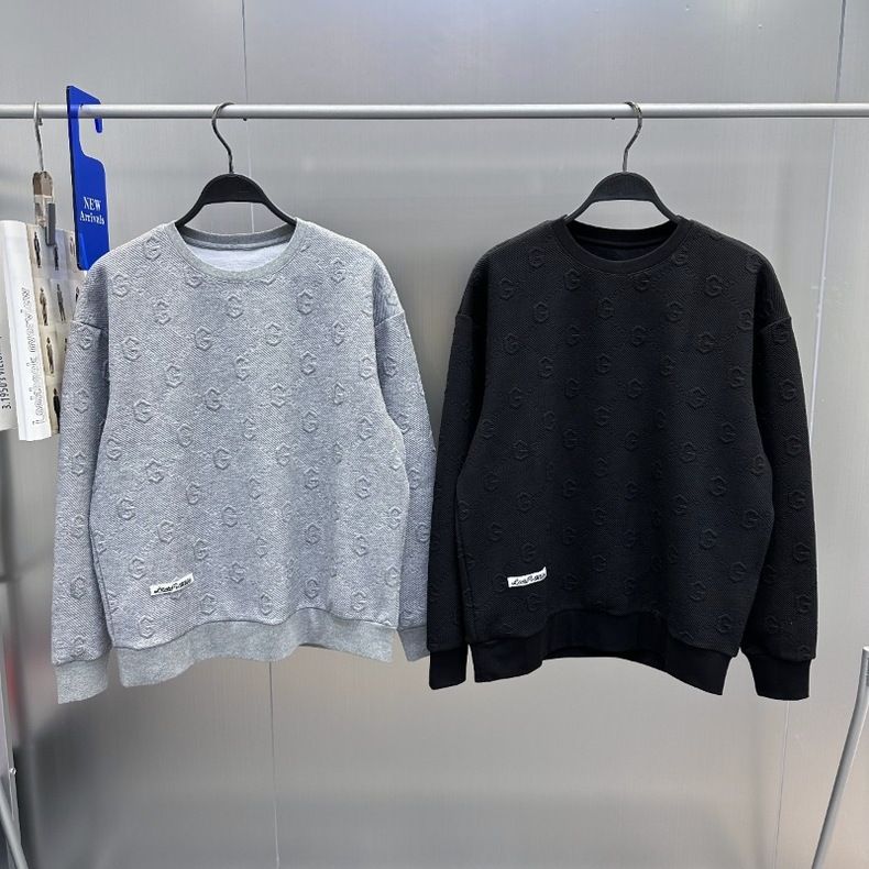 Abbigliamento maschile Uomo Primavera e autunno Nuovo maglione G Home Jacquard Felpa Uomo Semplice fondo Pullover Felpa Uomo alla moda_voghion.com