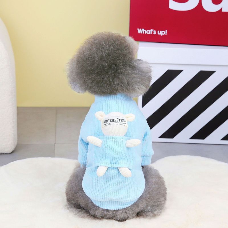 Dog autumn and Teddy cat winter pet clothing thickened new 23 teddy bear sweater_voghion.com