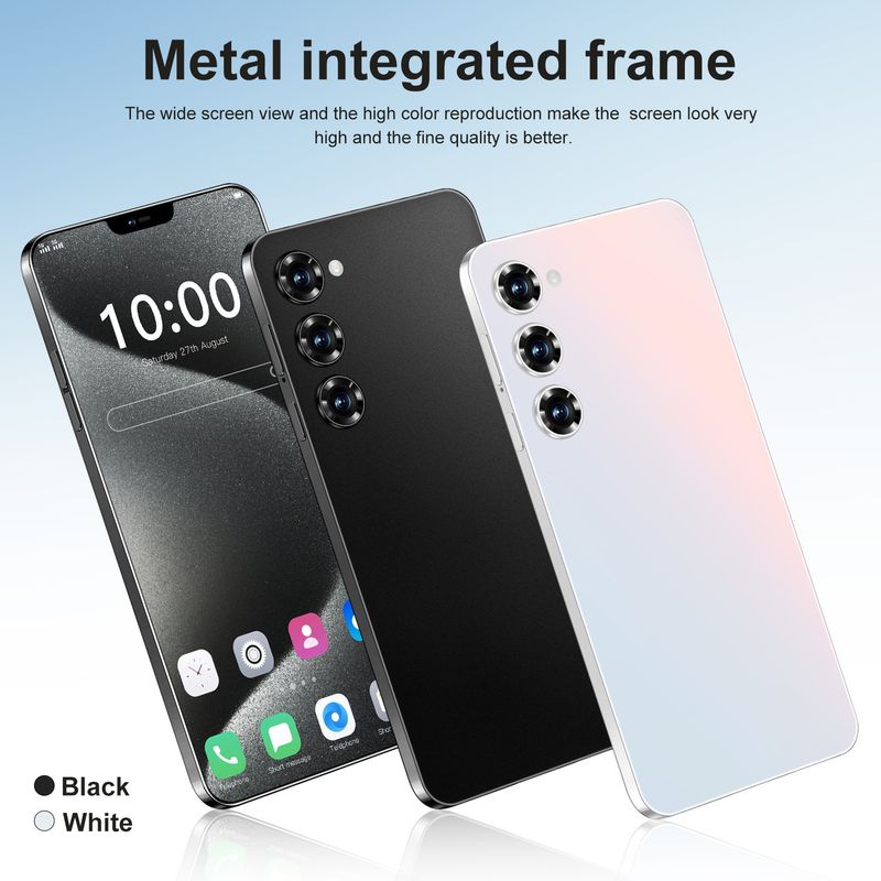 Hot Selling S24+phone 8+256G 7.3-inch Notch Screen Android Phone Meikeduo OZON Available_voghion.com