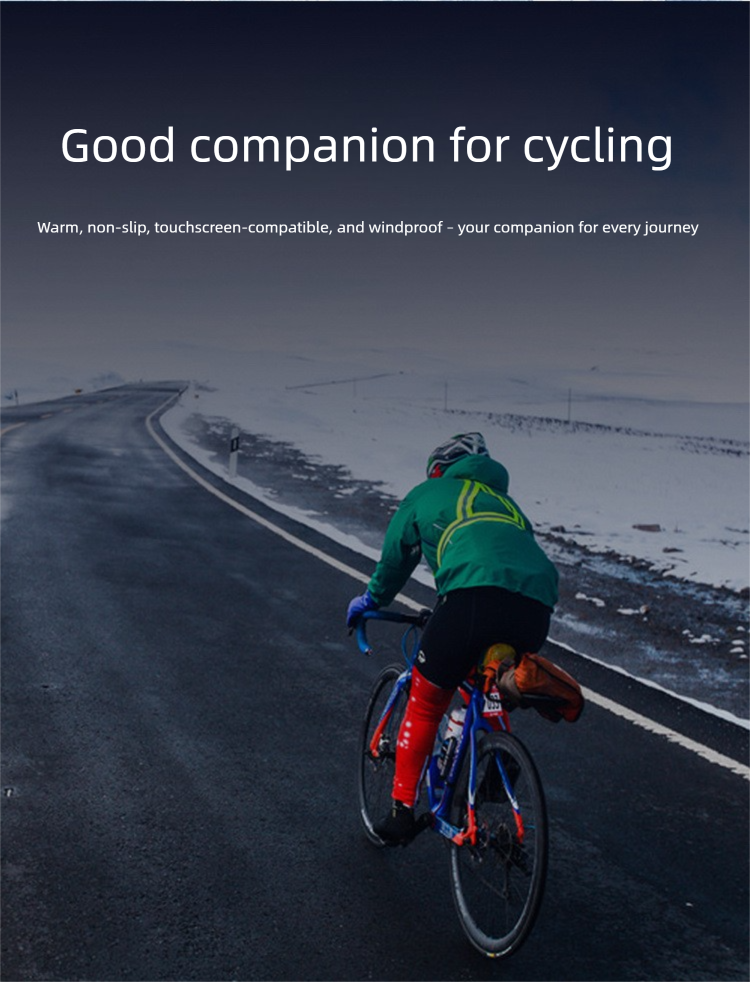 Rutschfeste, dicke Touchscreen-Handschuhe für Outdoor-Sportarten, warm für den Winter, ideal zum Radfahren und Laufen_voghion.com