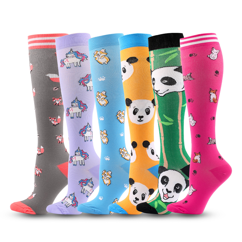 Chaussettes chaussettes de compression, chaussettes de mollet à pression, chaussettes de sport longues, chaussettes d'infirmière, chaussettes à pression élastiques de protection des jambes_voghion.com