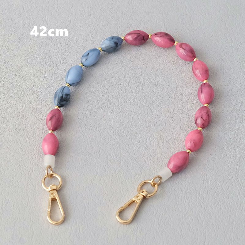 Versatile Acrylic Bead Fashion Handbag Accessories Beaded Crossbody Bag Strap Candy Color Phone Chain_voghion.com