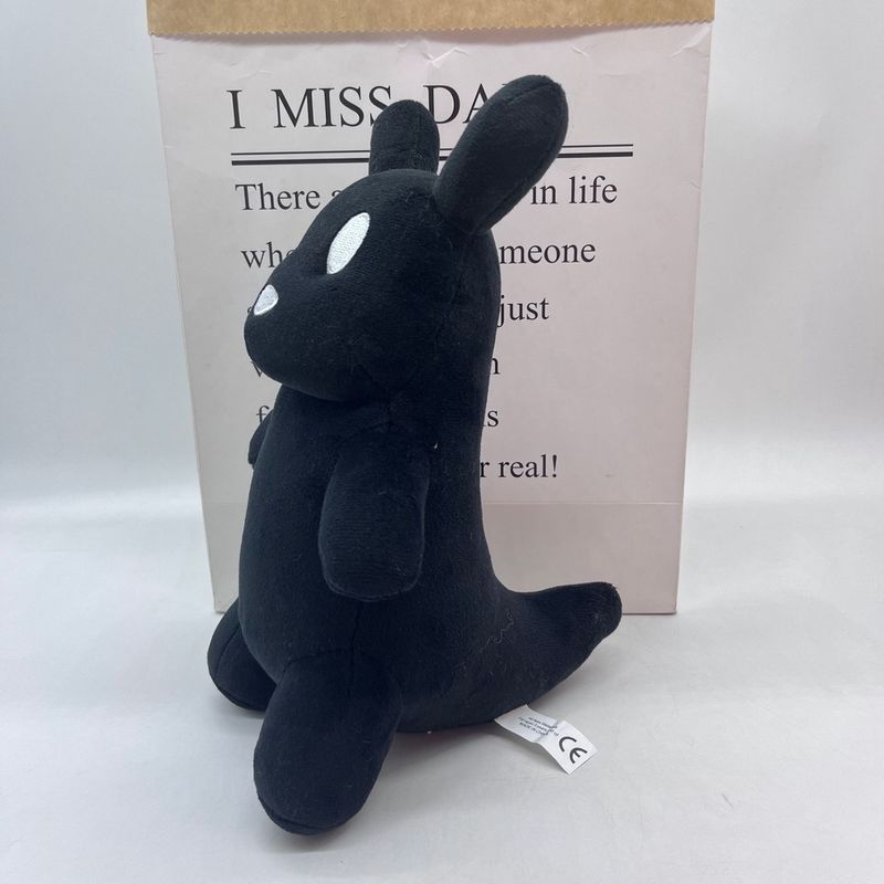 White World Slug Rain Cat Plush Toy Stuffed Animal Gift For Kids_voghion.com