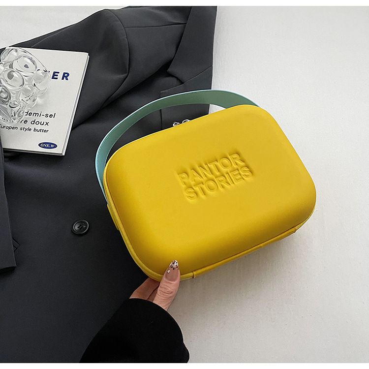 Dopamin Tragbare Kosmetiktasche Neue Mode Nische Business Reisekoffer Tragbare Silikon-Aufbewahrungsbox_voghion.com