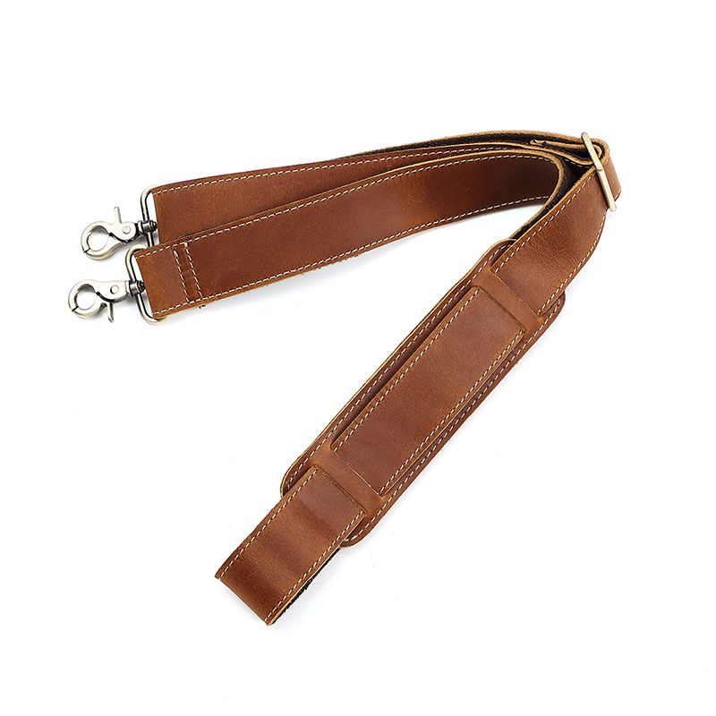 Tracolla di ricambio per borsa a tracolla singola da uomo in pelle di cavallo pazzo con tracolla regolabile in lunghezza_voghion.com