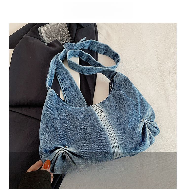 2025 Women's New Arrival Versatile Denim Tote_voghion.com