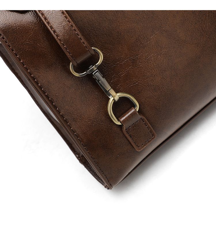 Buckle Crossbody JK Uniform Casual Fashion Commuter Briefcase Crossbody_voghion.com