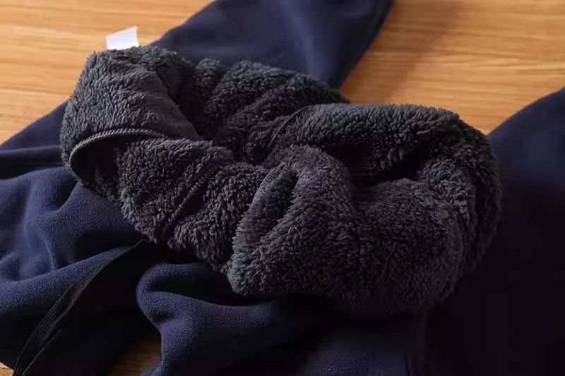 Pantaloni da tuta chiusi da uomo e da donna, caldi e caldi, resistenti al freddo, in pile spesso e velluto, per attività all'aperto, tempo libero e sport, adatti a autunno e inverno._voghion.com
