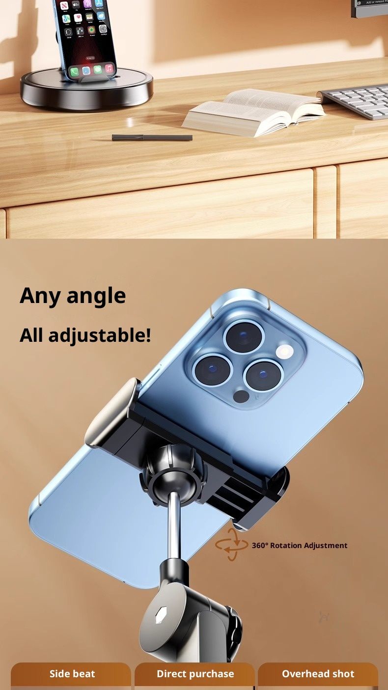 Phone For Overhead Desktop Live Streaming, Food Shooting, Video Recording, Learning Online Classes, Unboxing, Vlog Stand_voghion.com