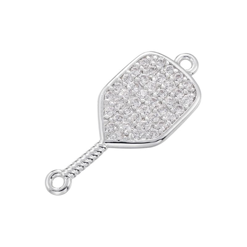 Pendentif raquette de badminton style minimaliste Ins, style hip-hop, croix, petite cloche, accessoires VD1440-1444_voghion.com