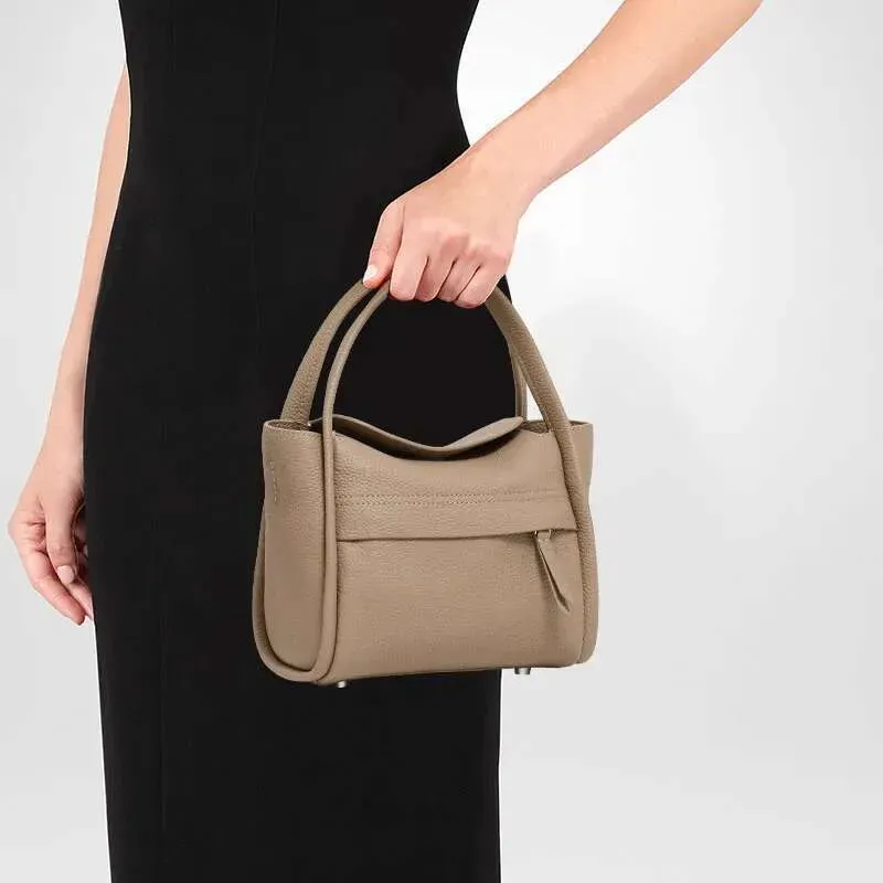 Designer Aidrani Echtes Rindsleder Yuao Mini Gemüsekorb Schulter Cross-Body Satchel Pendler 2025 Mode Frauen_voghion.com