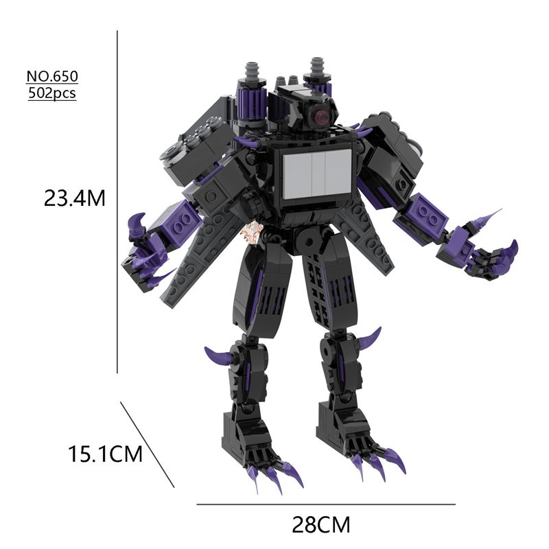 Vse Moc New Skibidi Toilet The Audio and Camera Titan Man Building Blocks Toys DIY Opeke Toy For Child Rojstnodnevno božično darilo_voghion.com