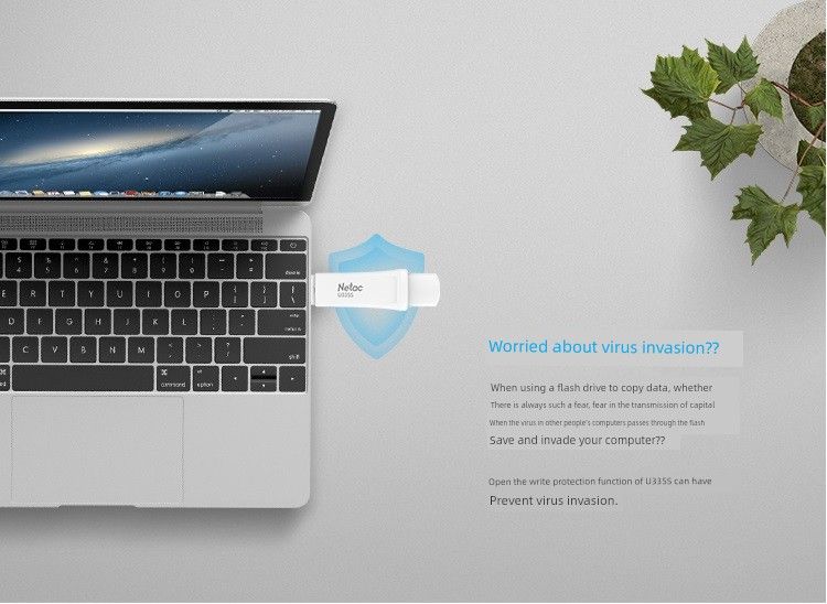 Langke 128G High-Speed USB3.0 Schreibschutzschalter U336 Anti-Virus U352 S USB Flash Creative 128gu Disk_voghion.com