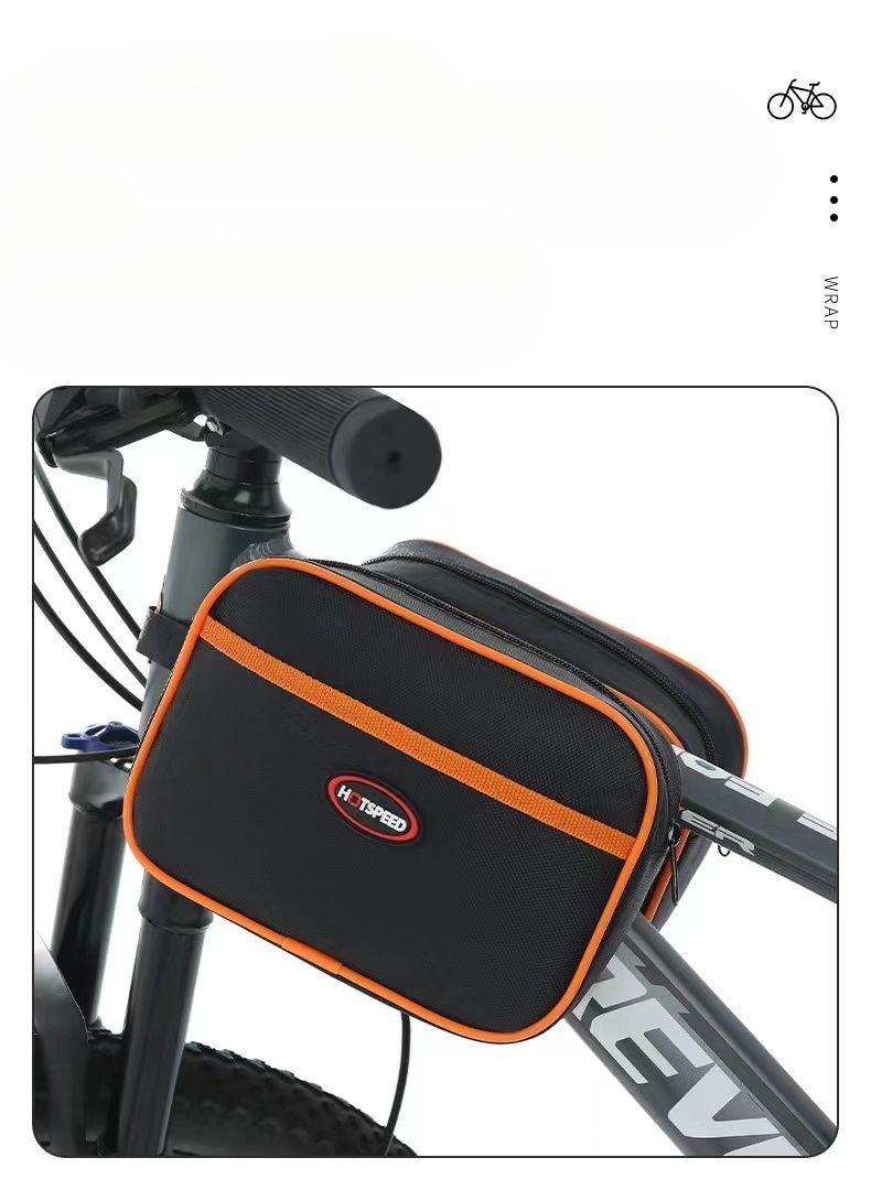 Frame Mountain Road Bike Phone Bicycle Front Hanging Waterproof Storage Bag_voghion.com