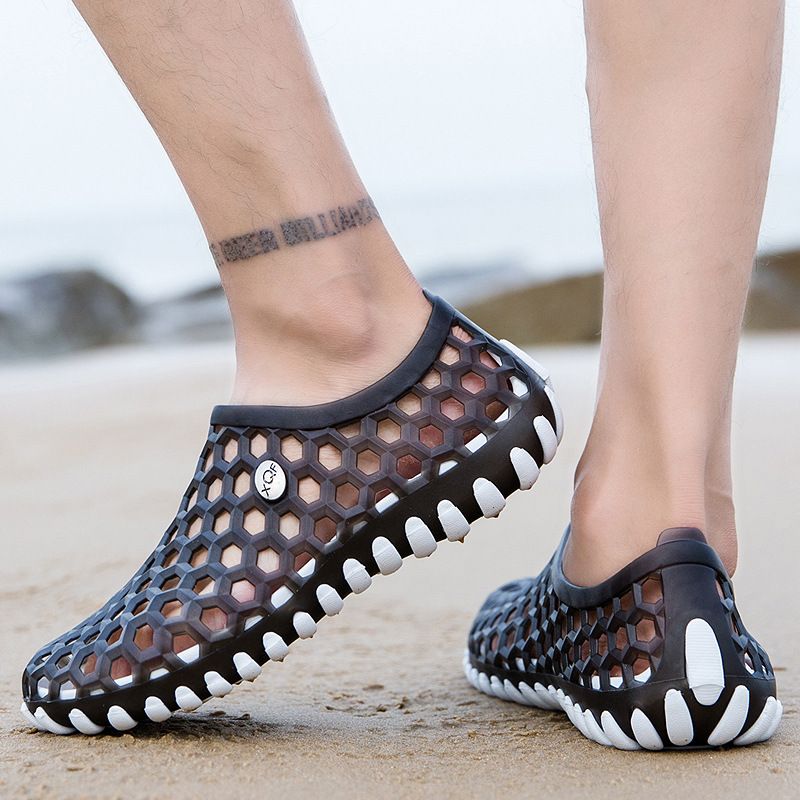 Dongdong 2025, nuove scarpe da spiaggia estive da uomo, tendenza moda, sandali Baotou con suola morbida da indossare all'esterno_voghion.com