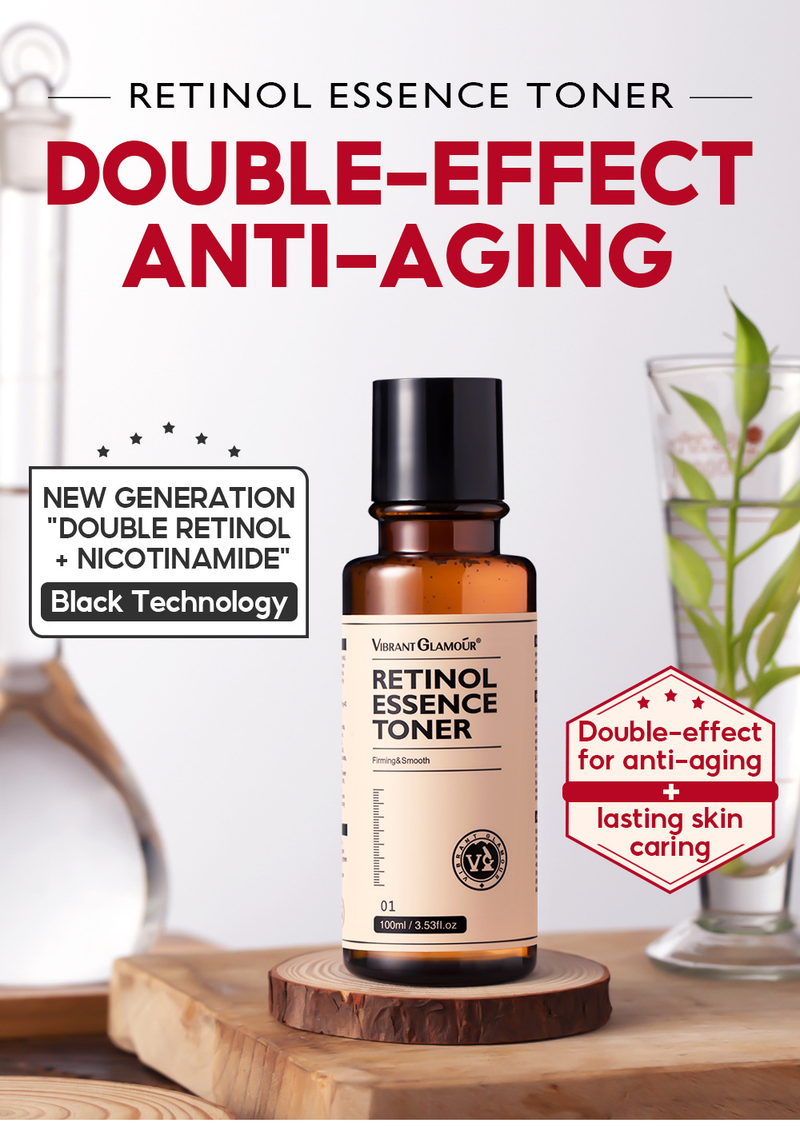 Cross Border VIBRANT GLAMOUR Retinol Toner Öregedésgátló Hidratáló Nikotinamid Bőrápolási Termékek_voghion.com