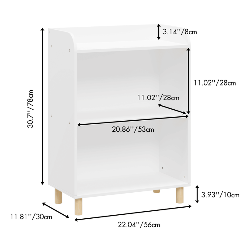 Kids 3-Tier Bookcase, Children's Book Display, Bookshelf Toy Storage Cabinet Organizer For Children's Room, Playroom, Nursery_voghion.com