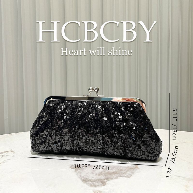 Schwarze Abendclutch mit Glitzerpailletten – Elegante Handtasche im Qipao-Stil für formelle Damenkleider_voghion.com