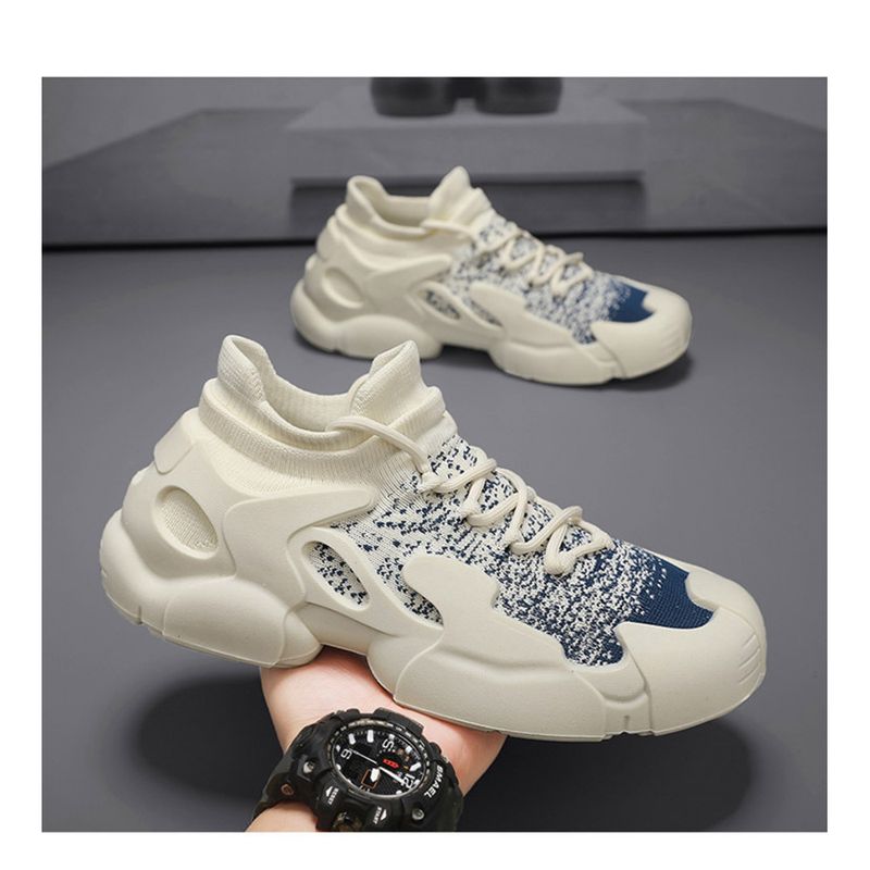 Calcetines de pulpo tejidos voladores para hombre, suela gruesa, versátiles, transpirables, informales, antideslizantes, deportivos de gran venta._voghion.com