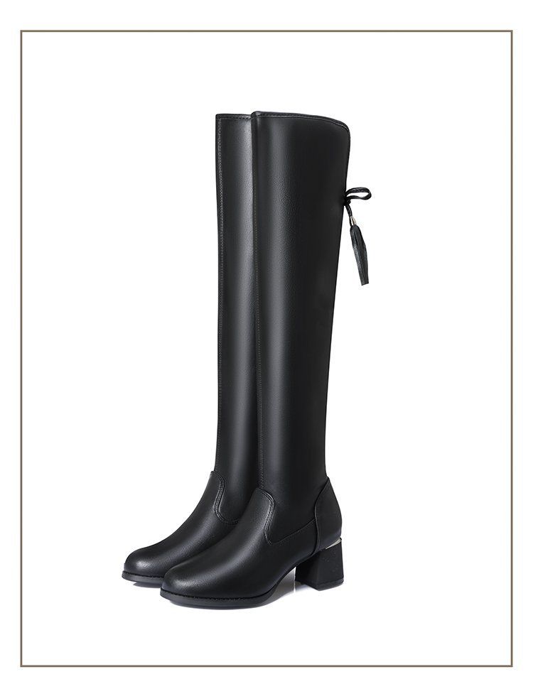 2021 New Style Long Thick Leg Slimming High Heel Riding Over-the-Knee Boots For Women_voghion.com