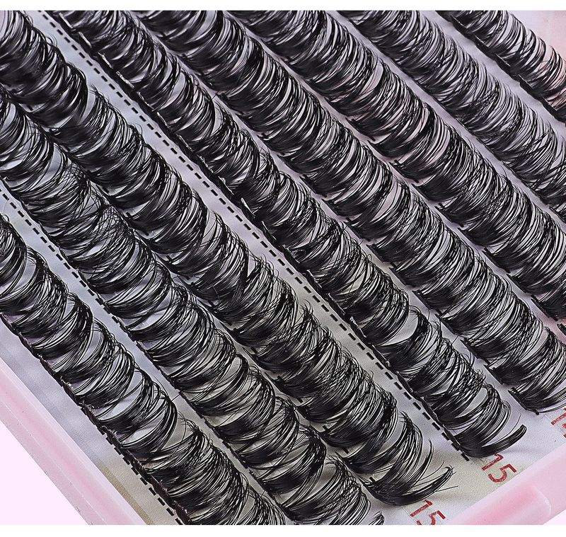 Beauty Health Diy Single Cluster Large Capacity Eyelash Book False Eyelash 640 Cluster Hair Eyelash_voghion.com