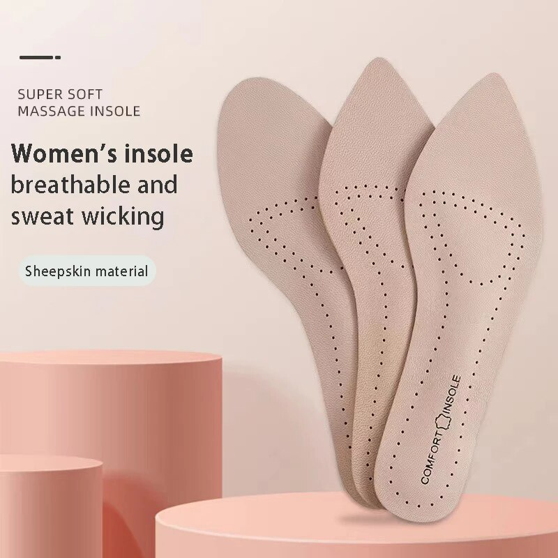 A Pair Women Sandal Insoles Comfortable Soft Bottom Breathable And Non Slip Can Be Pasted High-heeled Shoes Sole_voghion.com