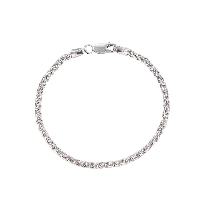 S Pure Sier 3.0 Round Chopard Bracelet Thick Chain Hip-Hop Trendy Personality Niche Men's Simple_voghion.com