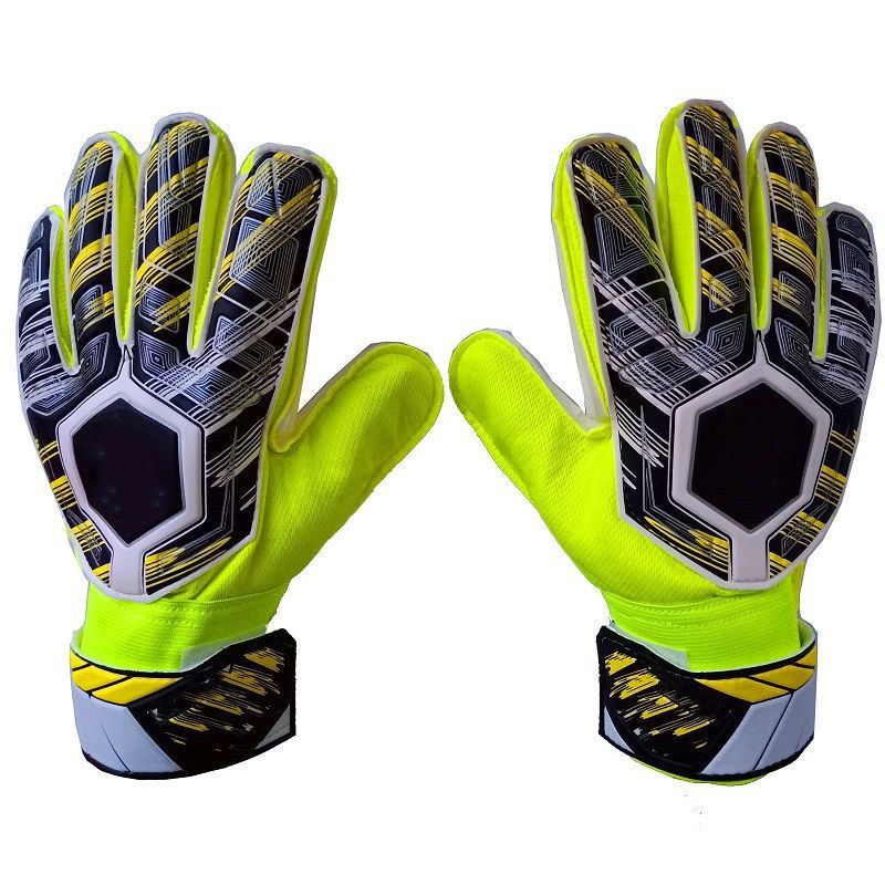 Professional Training Football Goalkeepers, Anti-Slip Goalkeeper Gloves Children With Latex Finger Guards For Primary_voghion.com