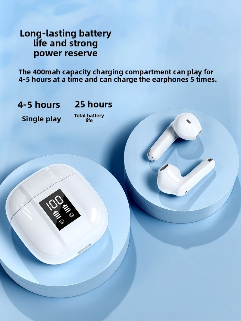 【High Quality】 OEM Custom 2025 New TWS Bluetooth Earphones 5.3 Private Mold Wireless High-Quality Sound Noise Cancelling_voghion.com