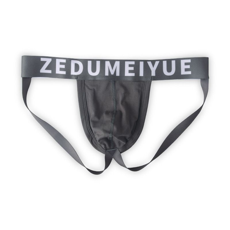 Beauty Underwear Cotton Sexy Fashion Low Waist Double Thong Youth Trendy Men's T-Pants_voghion.com
