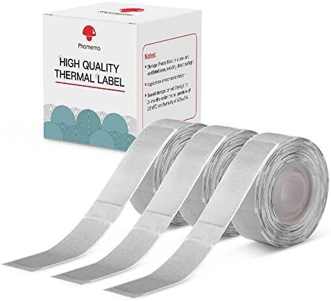 Waterproof Thermal Labels 12x40mm - D30 PVC Sticker Paper For Jewelry, Cables, Cosmetics, Office Use_voghion.com
