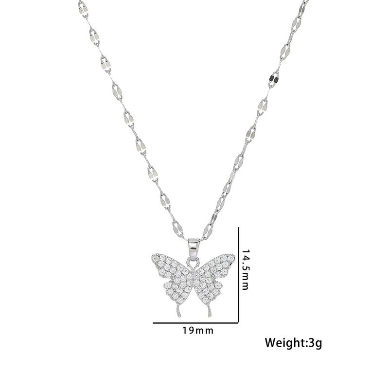 Collier nœud en acier titane pour femme (2022), pendentif au design jeune et luxueux, au style froid et indifférent_voghion.com