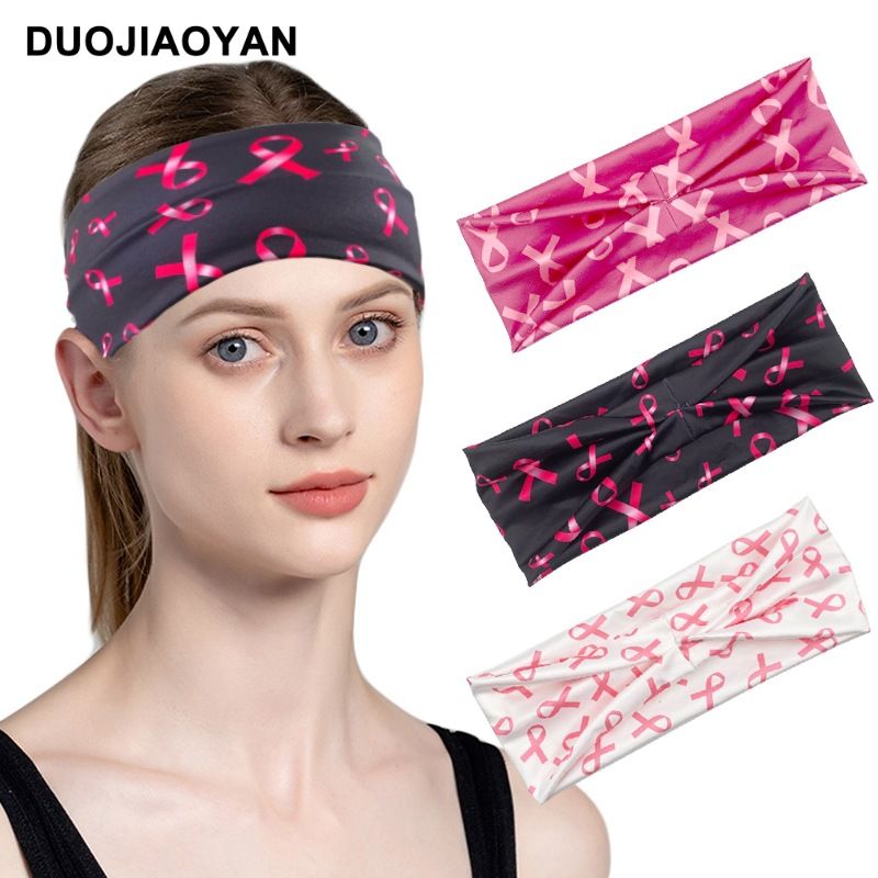 Semplice e alla moda fascia per capelli rosa nastro elastico seta del latte fascia alla moda per le donne foulard e accessori per capelli_voghion.com