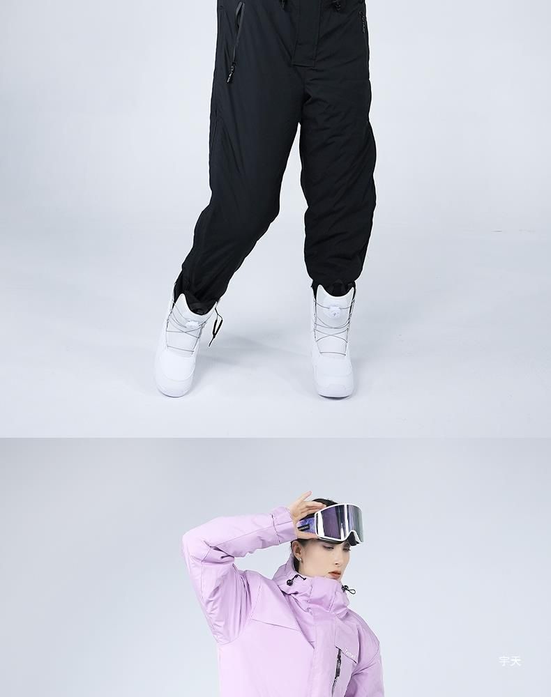 Conjunto de esquí unisex de una pieza para exteriores, resistente al frío, impermeable, resistente al viento, grueso y cálido, para ciclismo y pesca en invierno._voghion.com